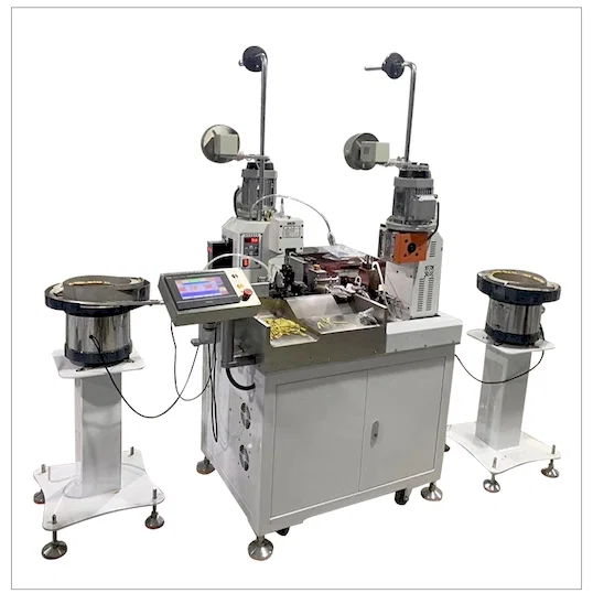 Auto Kaksinkertainen-Head Vibrating Crimp Kone